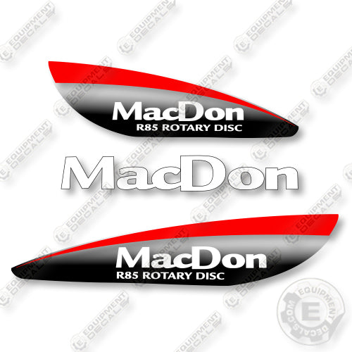 Macdon R85 Decal Kit Mower - Aftermarket Kit