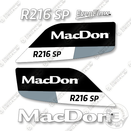Macdon RS16 Decal Kit Rotary Disc Header - Aftermarket Kit