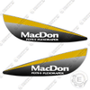 Image of Fits Macdon FD75-S Decal Kit Draper Head - YELLOW