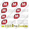 Image of Magni HTH10.10 Decal Kit Telehandler-  Aftermarket Kit