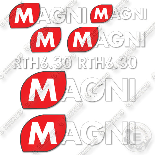 Fits Magni RTH6.30 Decal Kit Telehandler