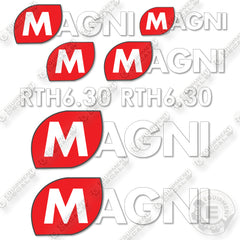 Fits Magni RTH6.30 Decal Kit Telehandler