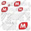 Image of Magni TH3.6 Decal Kit Telehandler-  Aftermarket Kit - NOT GENUINE OEM