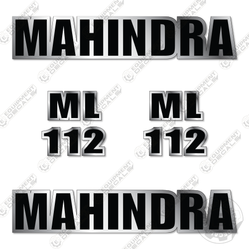 Fits Mahindra ML112 Decal Kit Front End Loader