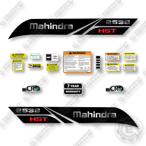 Mahindra 2538 Decal Kit Tractor - Aftermarket Kit