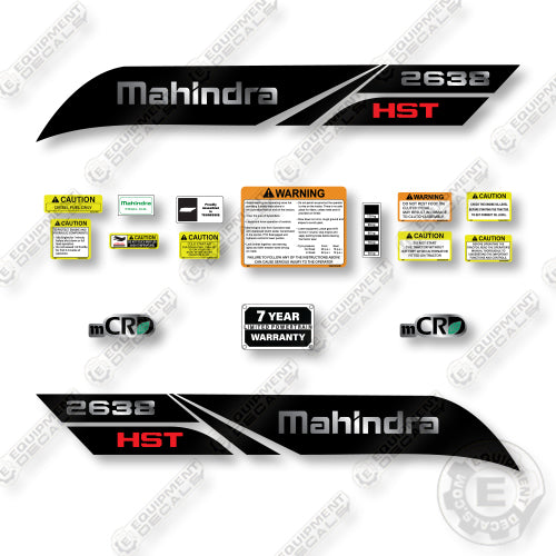 Mahindra 2638 Decal Kit Tractor - Aftermarket Kit