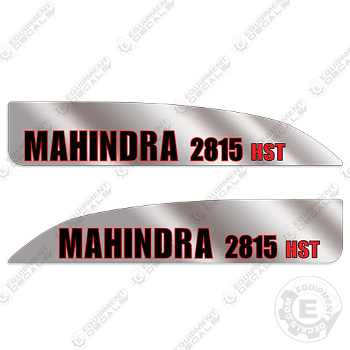 Fits Mahindra 2815 HST Decal Kit Tractor - Silver Metallic!