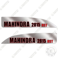 Fits Mahindra 2815 HST Decal Kit Tractor - Silver Metallic!