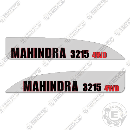 Fits Mahindra 3215 4WD Decal Kit Tractor - Silver Metallic!