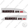 Image of Fits Mahindra 3215 4WD Decal Kit Tractor - Silver Metallic!