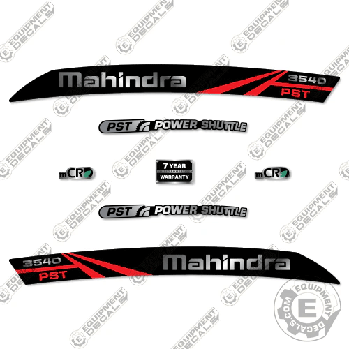 Fits Mahindra 3540 PST Decal Kit Tractor