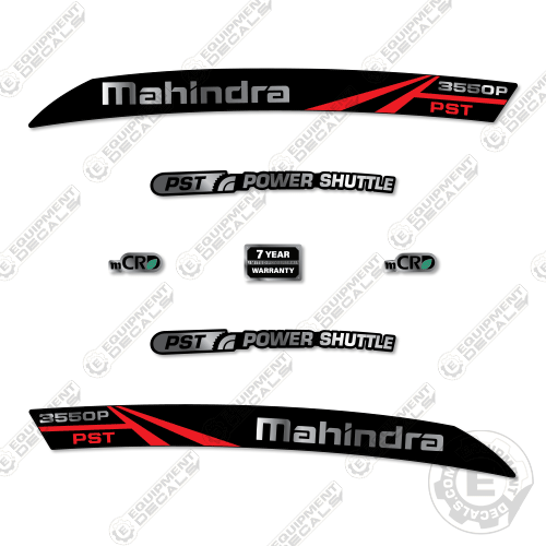 Fits Mahindra 3550P PST Decal Kit Tractor