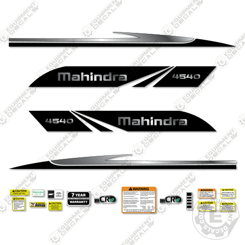 Fits Mahindra 4540 Decal Kit Tractor