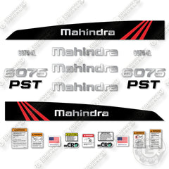 Fits Mahindra 6075 PST Decal Kit Tractor