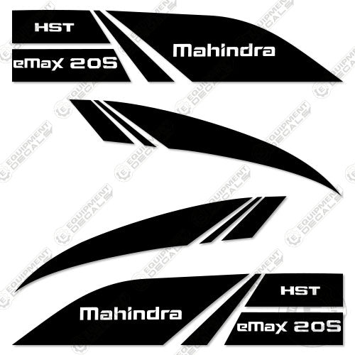 Mahindra eMax 20S Decal Kit Tractor - Aftermarket Kit