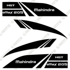 Mahindra eMax 20S Decal Kit Tractor - Aftermarket Kit