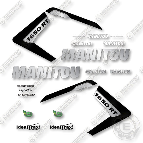 Manitou 1650RT Decal Kit Compact Track Loader - Aftermarket Kit