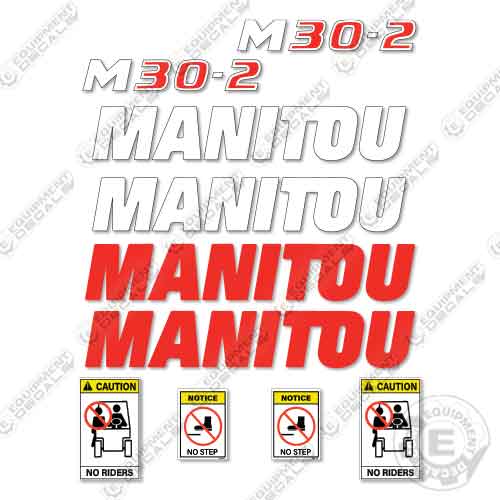Fits Manitou M30-2 Decal Kit Forklift