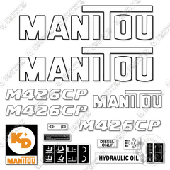 Fits Manitou M426CP Decal Kit Forklift
