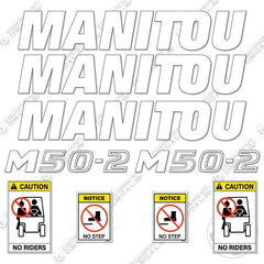 Fits Manitou M50-2 Decal Kit Forklift