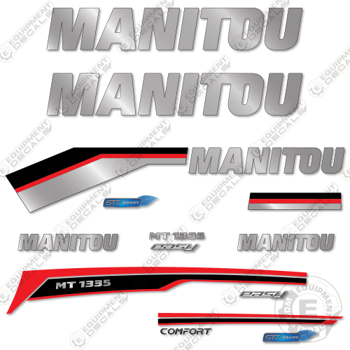 Fits Manitou MT1335 Decal Kit Telescopic Forklift