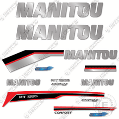 Fits Manitou MT1335 Decal Kit Telescopic Forklift