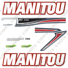 Fits Manitou MT732 Decal Kit Telescopic Forklift