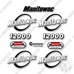 Manitowoc 12000 Decal Kit Crane - Aftermarket Kit