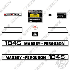 Fits Massey Ferguson 1045 Decal Kit Tractor Hood