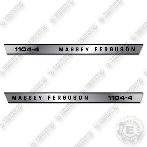 Massey Ferguson 1104-4 1970's Decal Kit Tractor- Aftermarket Kit
