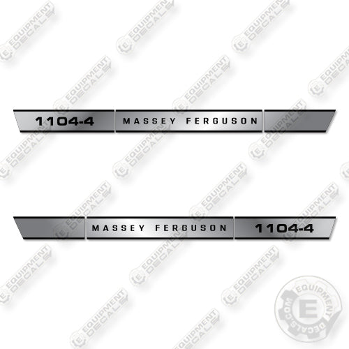 Massey Ferguson 1104-4 Decal Kit Tractor- Aftermarket Kit
