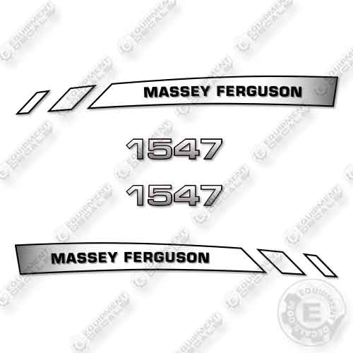 Fits Massey Ferguson 1547 Tractor Decal Kit