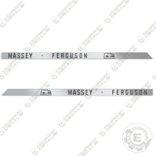 Fits Massey Ferguson 165 Tractor Decal Kit - Silver Metallic!