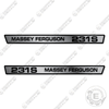 Image of Fits Massey Ferguson 231S Tractor Decal Kit - Silver Metallic!