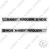 Image of Fits Massey Ferguson 240S Tractor Decal Kit