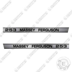 Fits Massey Ferguson 253 Style 2 Tractor Decal Kit