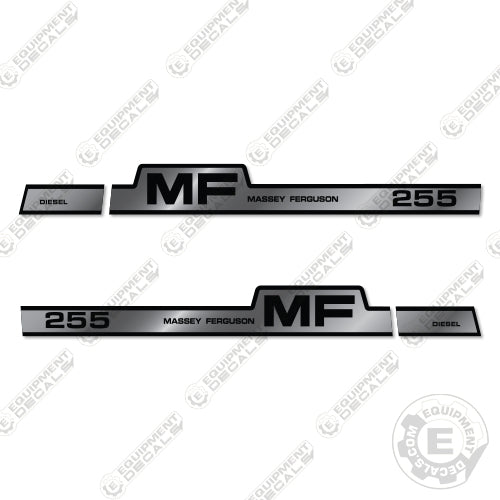 Massey Ferguson 255 Open Cab Decal Kit Tractor- Aftermarket Kit