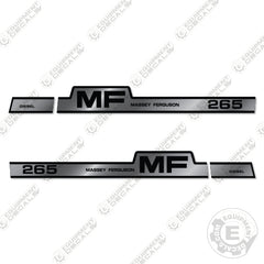 Massey Ferguson 265 Open Cab Decal Kit Tractor- Aftermarket Kit