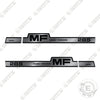 Image of Massey Ferguson 285 Open Cab Decal Kit Tractor- Aftermarket Kit