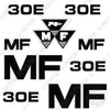 Image of Fits Massey Ferguson 30E Decal Kit Tractor