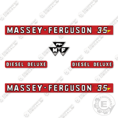 Fits Massey Ferguson 35 Tractor Decal Kit