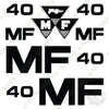 Image of Fits Massey Ferguson 40 Decal Kit Tractor
