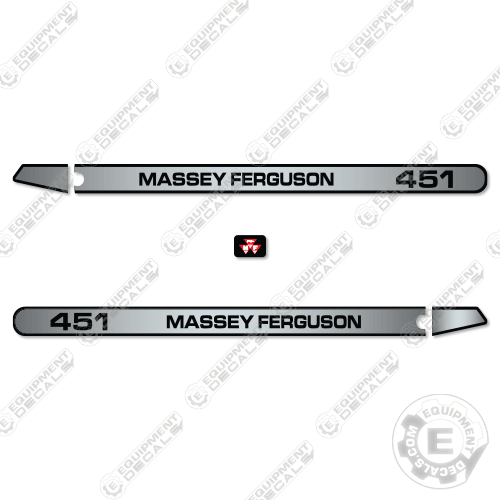Fits Massey Ferguson 451 Decal Kit Tractor - NO CAB