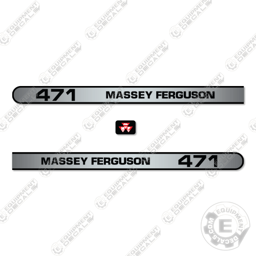 Fits Massey Ferguson 471 Decal Kit Tractor - WITH CAB