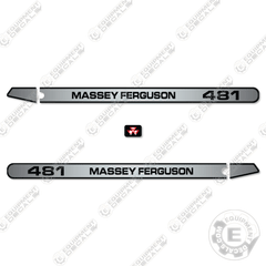 Fits Massey Ferguson 481 Decal Kit Tractor - NO CAB
