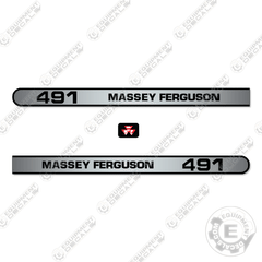 Fits Massey Ferguson 491 Tractor Decal Kit - WITH CAB