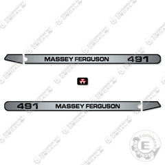 Fits Massey Ferguson 491 Tractor Decal Kit - NO CAB