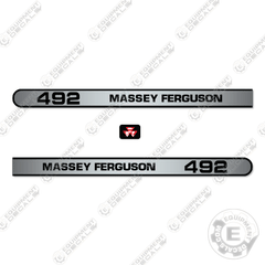Fits Massey Ferguson 492 Tractor Decal Kit - WITH CAB