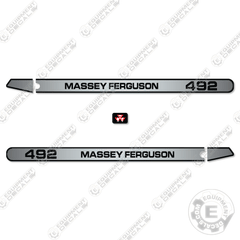 Fits Massey Ferguson 492 Tractor Decal Kit - NO CAB