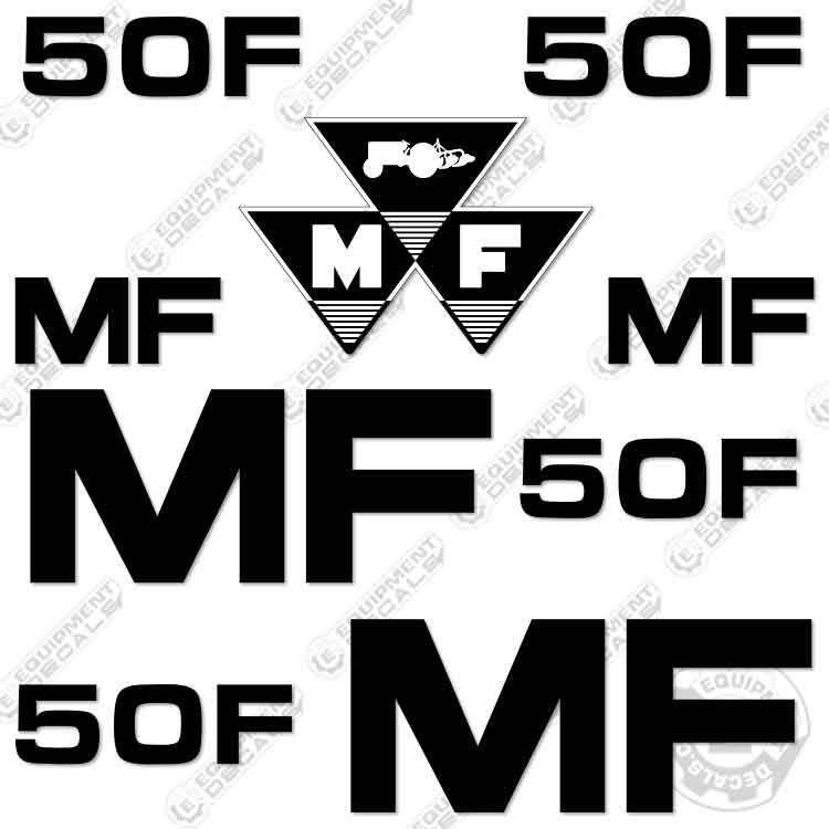 Fits Massey Ferguson 50F Decal Kit Tractor